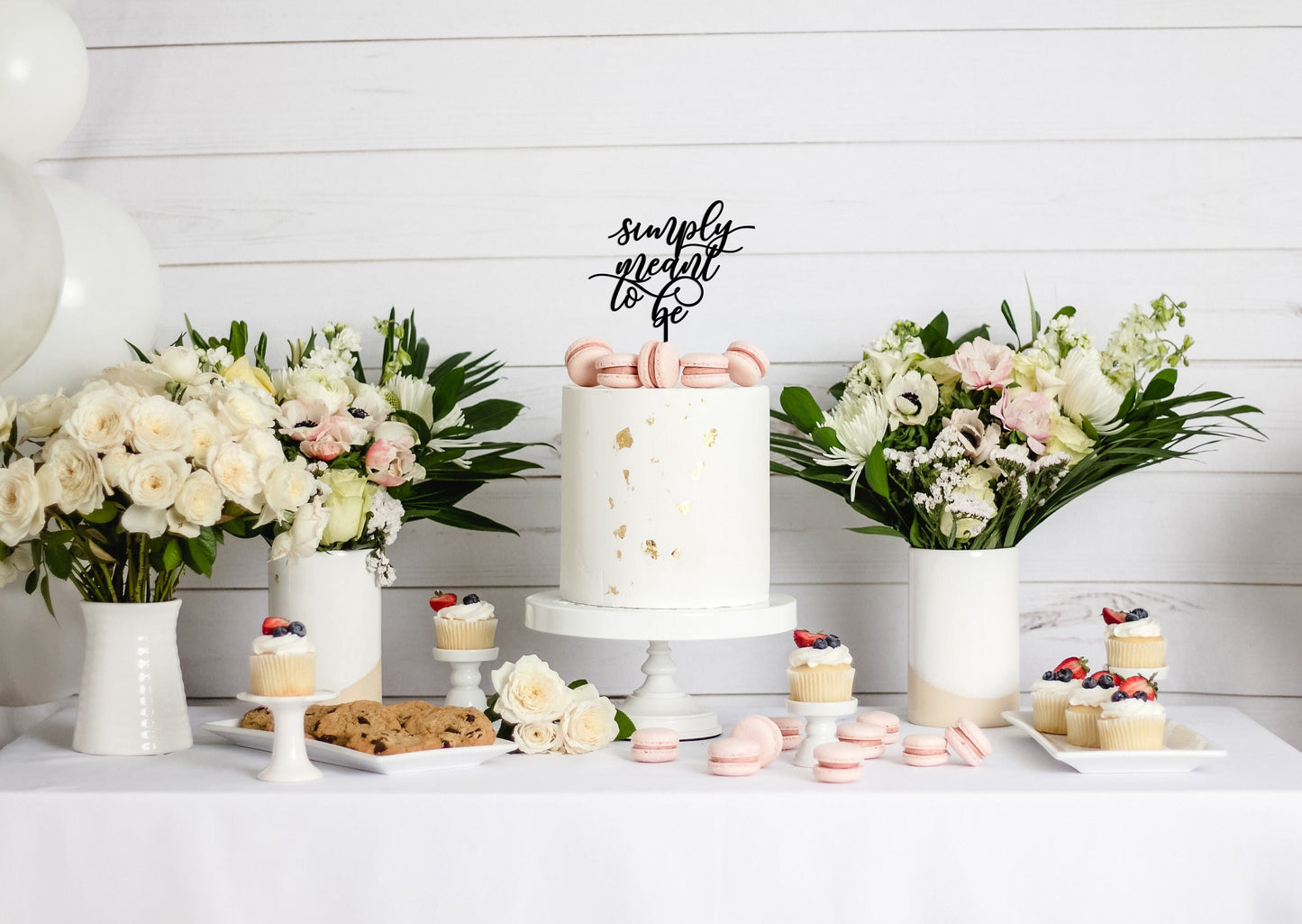 simply meant to be cake topper, script wedding cake topper, wedding script custom cake topper, meant to be wedding cake topper, wedding sign