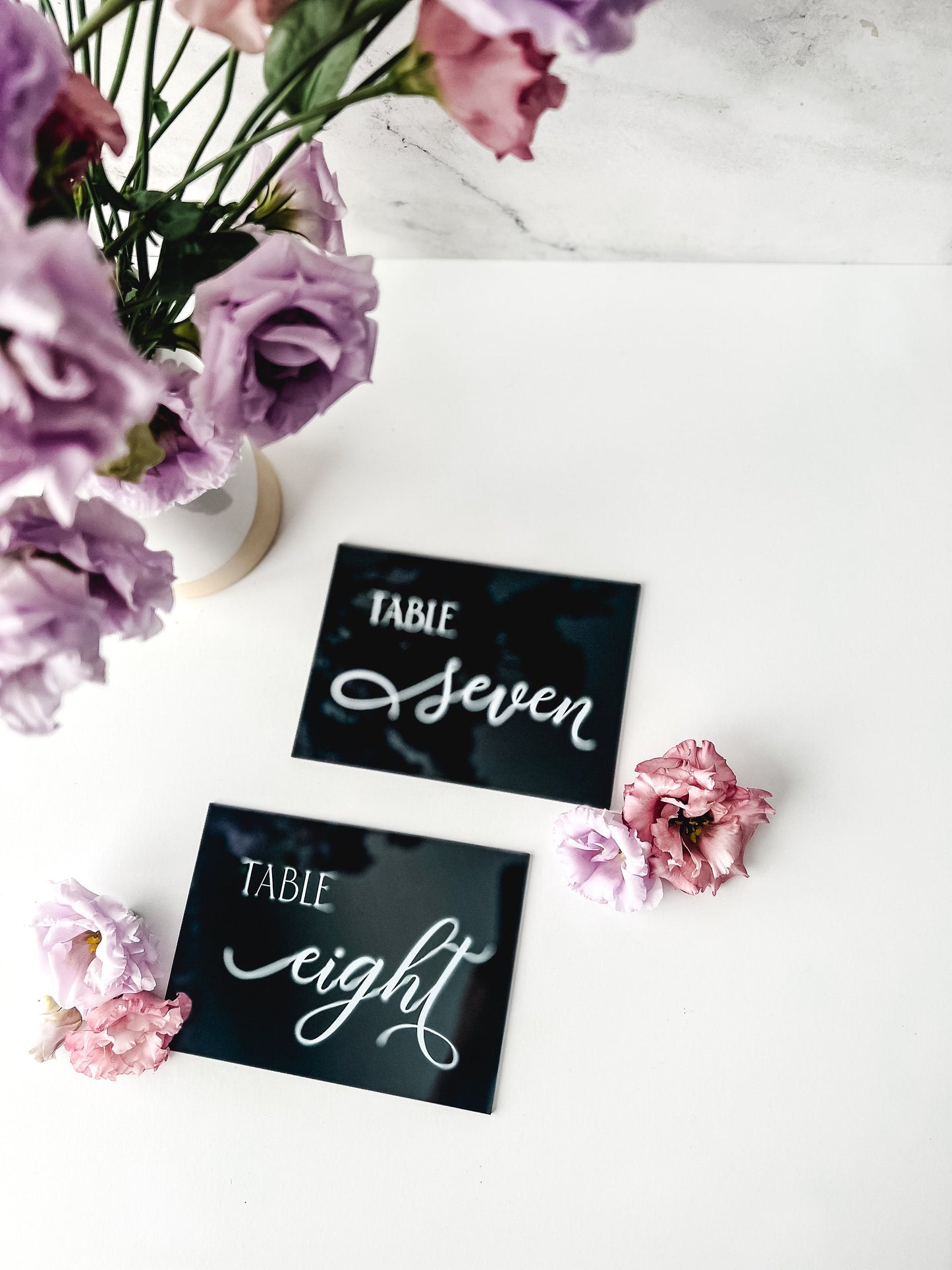 Table Numbers, Wedding Table Numbers,Modern Calligraphy Table Numbers, Lucite Minimalist Number, Wedding Guest, Acrylic Table Number, Square