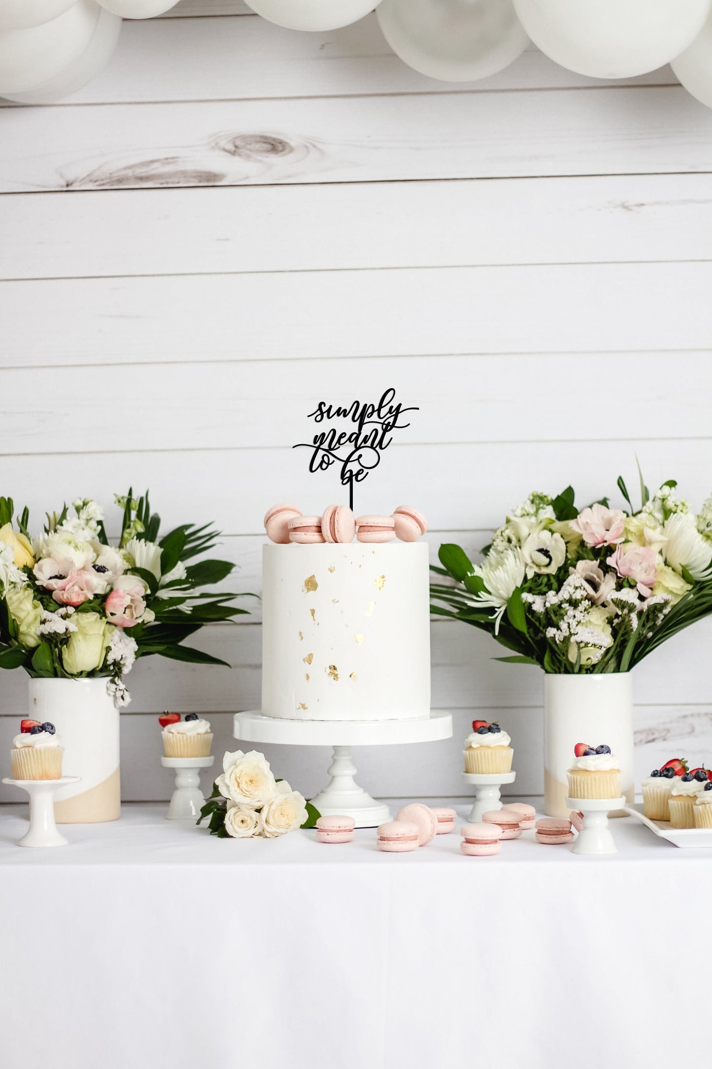 simply meant to be cake topper, script wedding cake topper, wedding script custom cake topper, meant to be wedding cake topper, wedding sign
